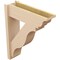 Ekena Millwork 8-in W x 26-in D x 32-in H Funston Trad Rough Cedar Woodgrain TimberThane Outlooker, Primed Tan OUTUR080X26X32FST04RCPR - alternate 5